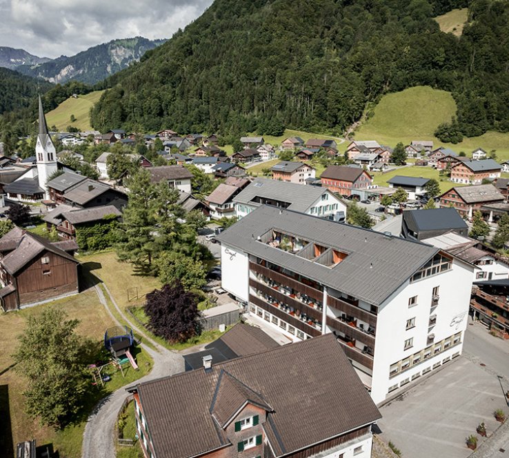 Lage & Anreise zum Hotel Engel in Mellau im Zentrum